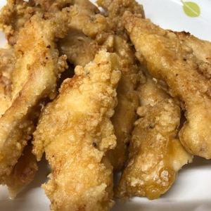 鶏胸肉で柔らかスティックからあげ